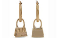 Jacquemus Les Creoles Chiquito Hoop Earrings Light Gold