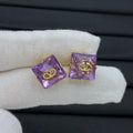 18K Valentino Valentino Color Crystal Earrings